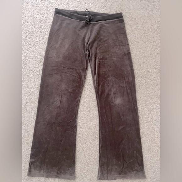 Juicy Couture Low Rise Track Pants Brown Size XL - Picture 1 of 2